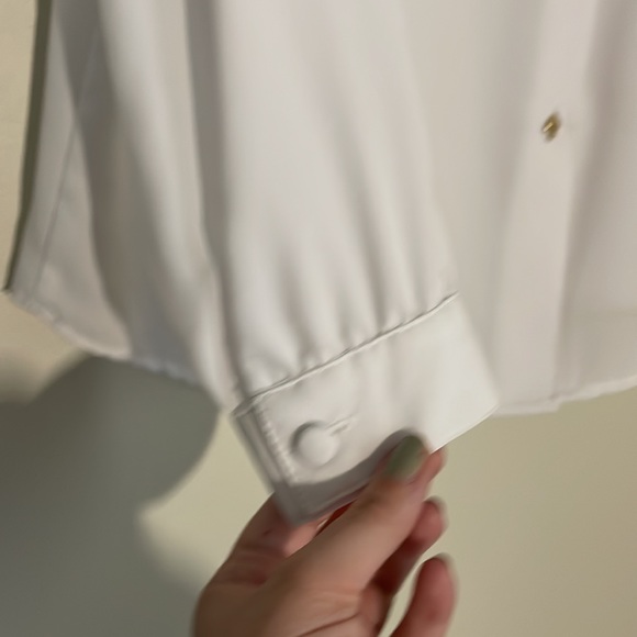 Button blouse with card suit buttons - Picture 6 of 14